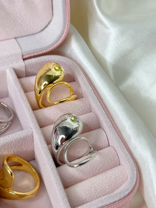 Teardrop Elegance Rings