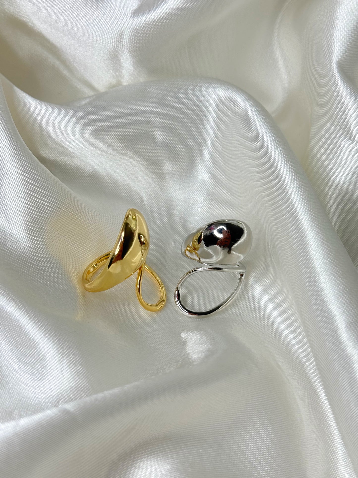 Teardrop Elegance Rings